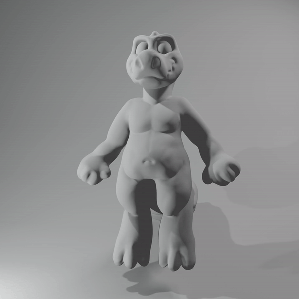 Alligator sculpt, sclupted in Nomad sculpt and rendered in Blender